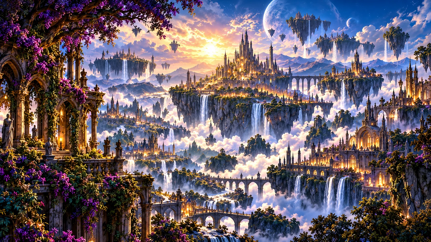 Fantasy realm illustration