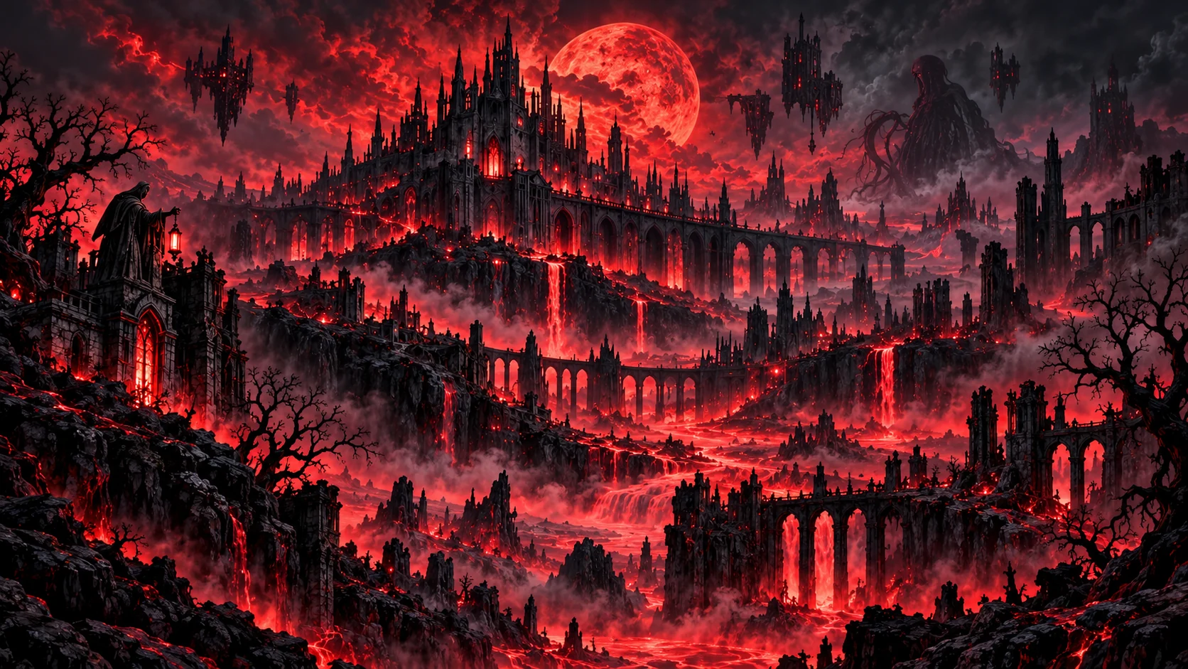 Horror realm illustration