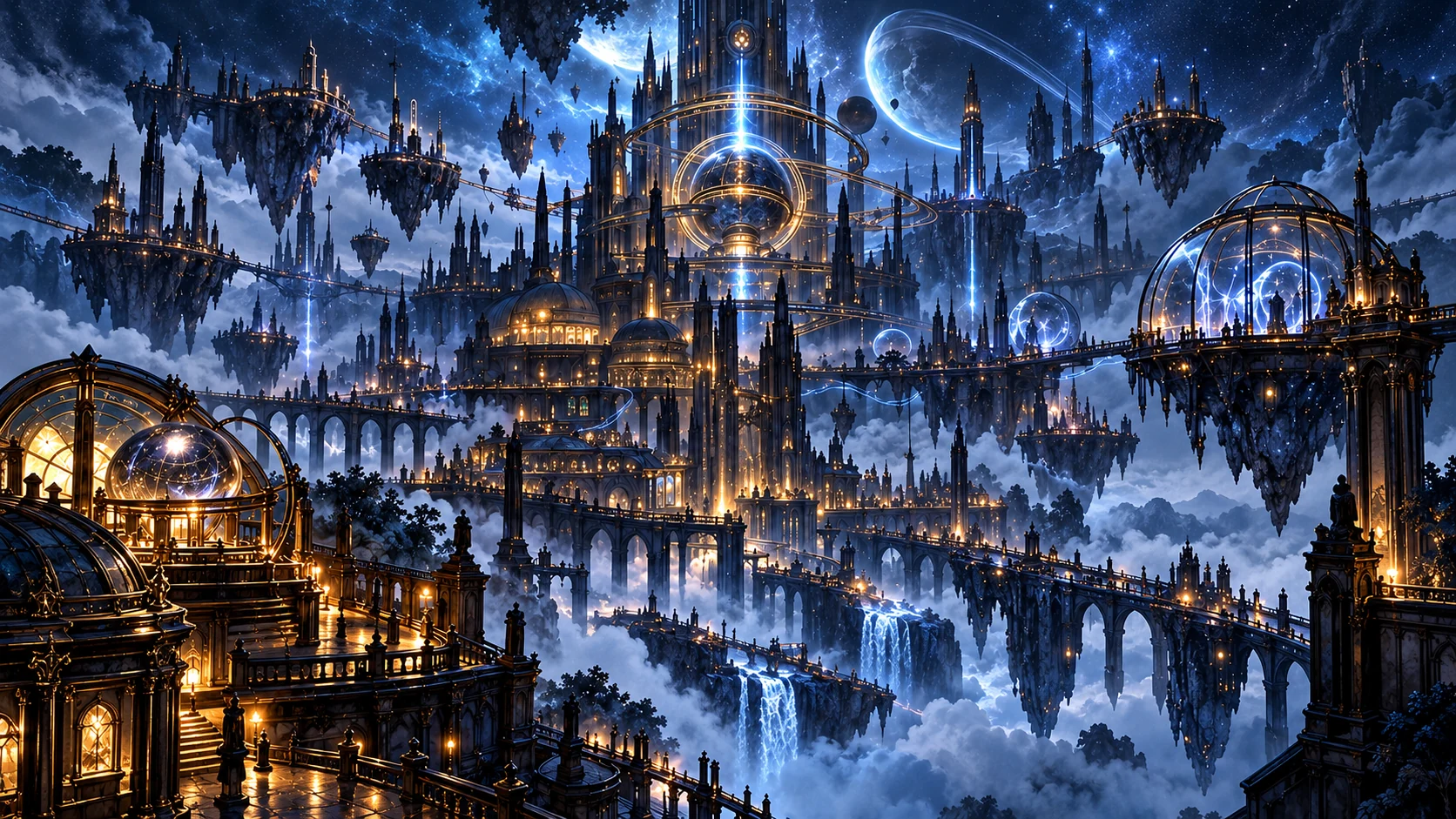 Science realm illustration