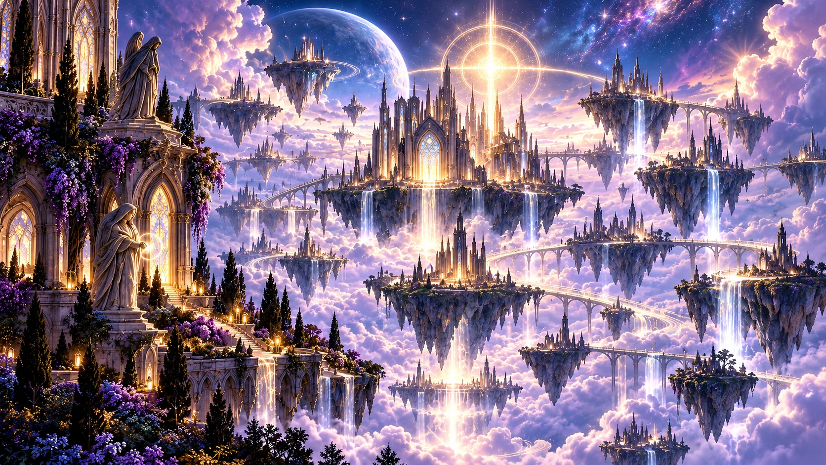 Spiritual realm illustration